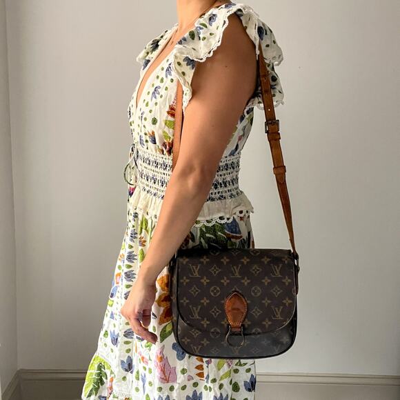 Louis Vuitton Saint Cloud GM Monogram Crossbody / Shoulder Bag 881 VI - Picture 2 of 12